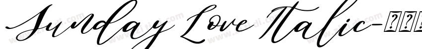 Sunday Love Italic字体转换